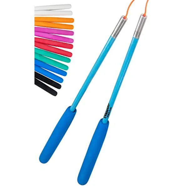 Juggle Dream SuperGlass Diabolo Handsticks (Blue)