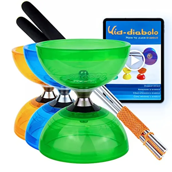 Cyclone Quartz Diabolo Set - Clear Green