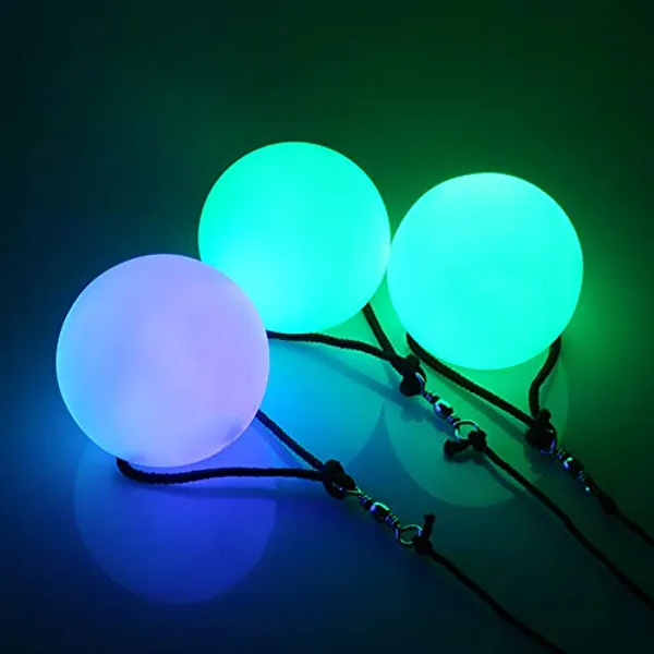 POHOVE LED Poi Spinners (3-Color Modes)