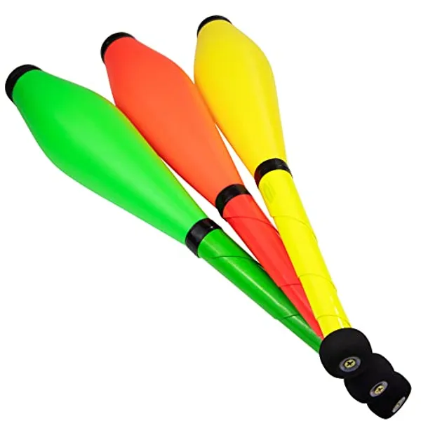 Juggle Dream Neon UV Clubs (Orange, Yellow, Green)