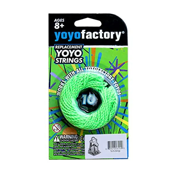 YoyoFactory 10pcs Strings (100% Polyester, Green)