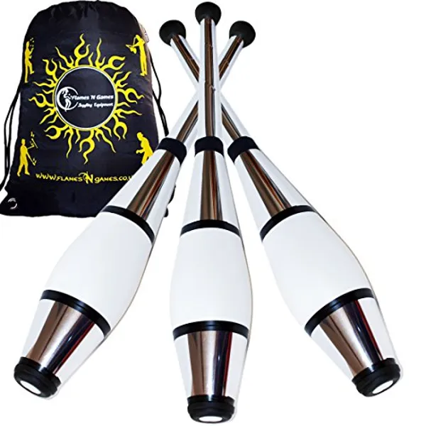 Juggle Dream EURO PRO Clubs (Silver) with Travel Bag