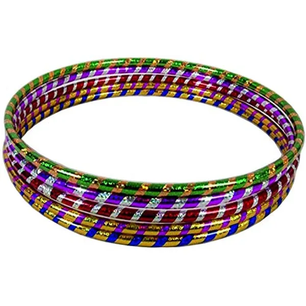 HANSON AND LANGFORD Stripy Multicolor Weighted Hula Hoops
