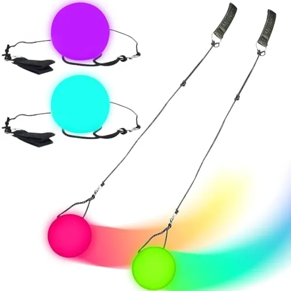 Qooloo LED Poi Balls - Mode Glow Spinners