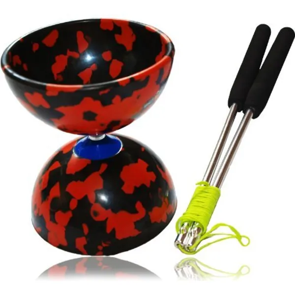 Jester Diabolo Set - Red Black