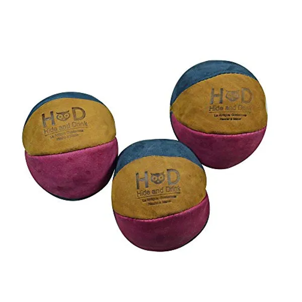 Hide & Drink Leather Juggling Balls (3 Pack)