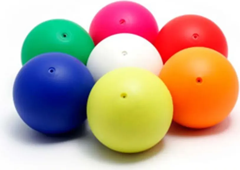 Photo of 7 stage juggling balls in assorted colours